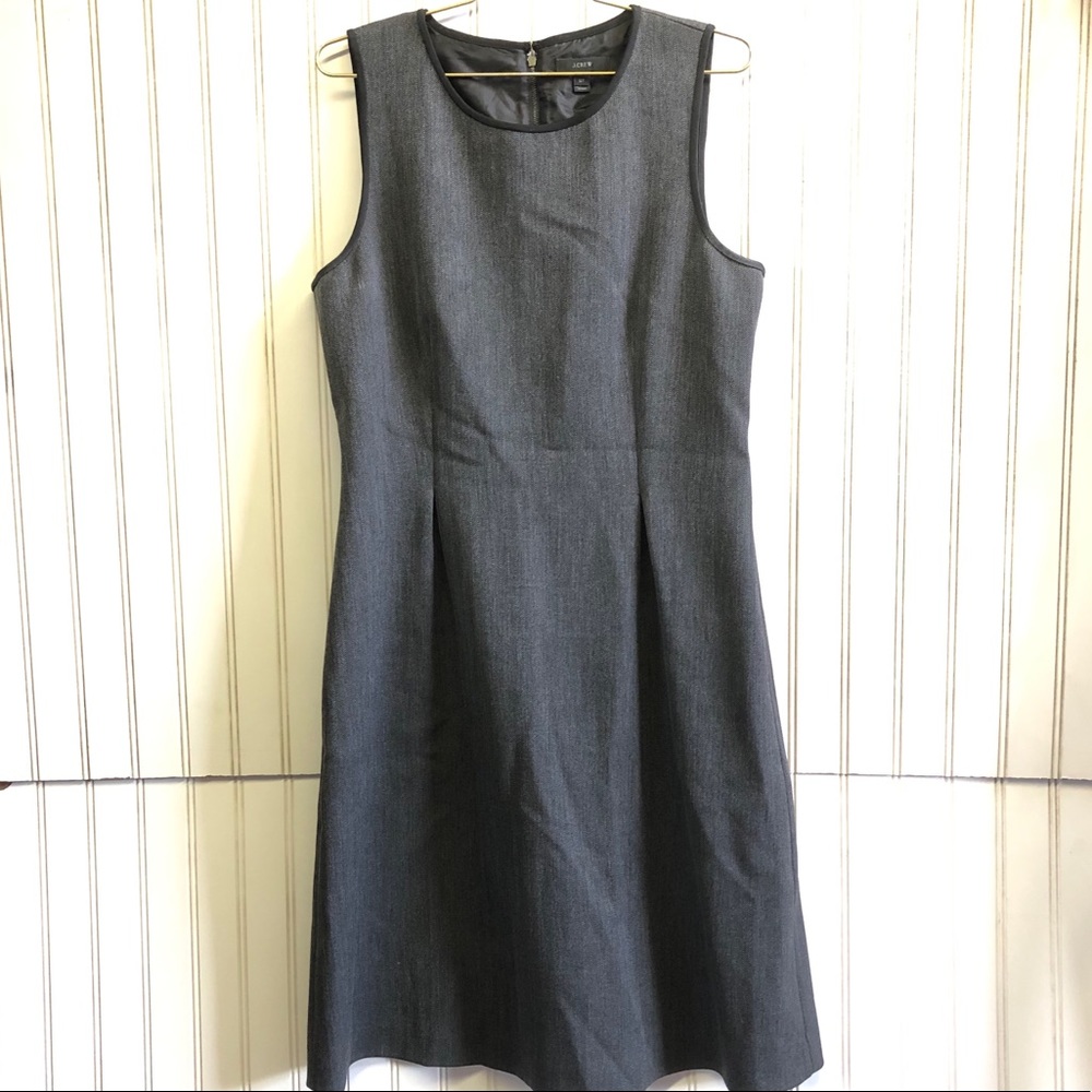J. Crew Sleeveless Gray Dress